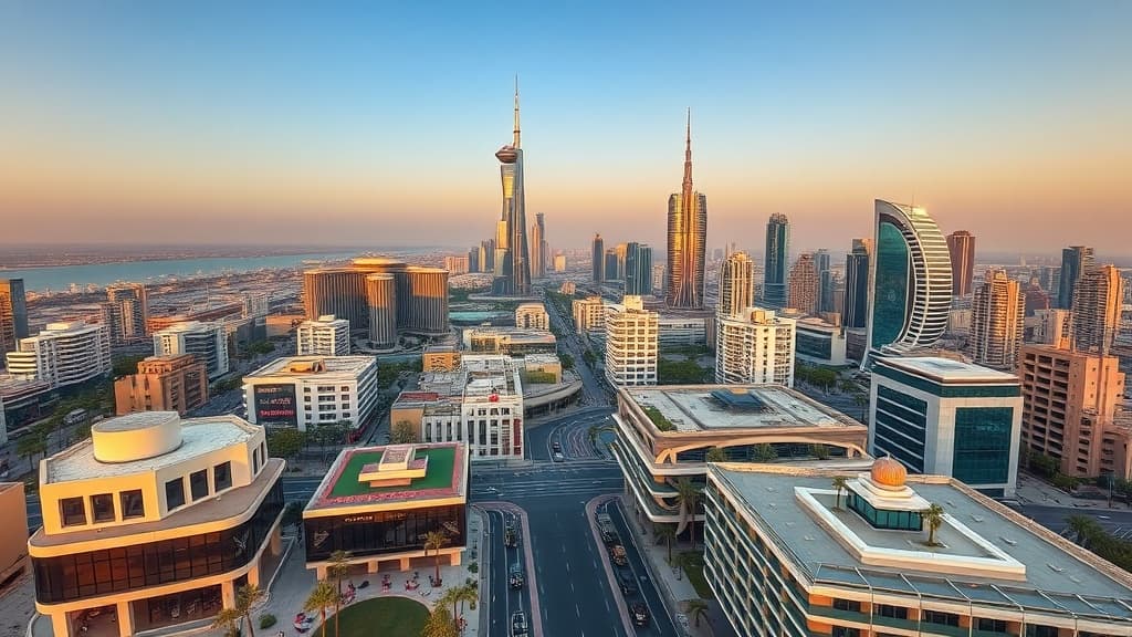 Digital nomad working remotely in Abu Dhabi with reliable eSIM internet connectivity