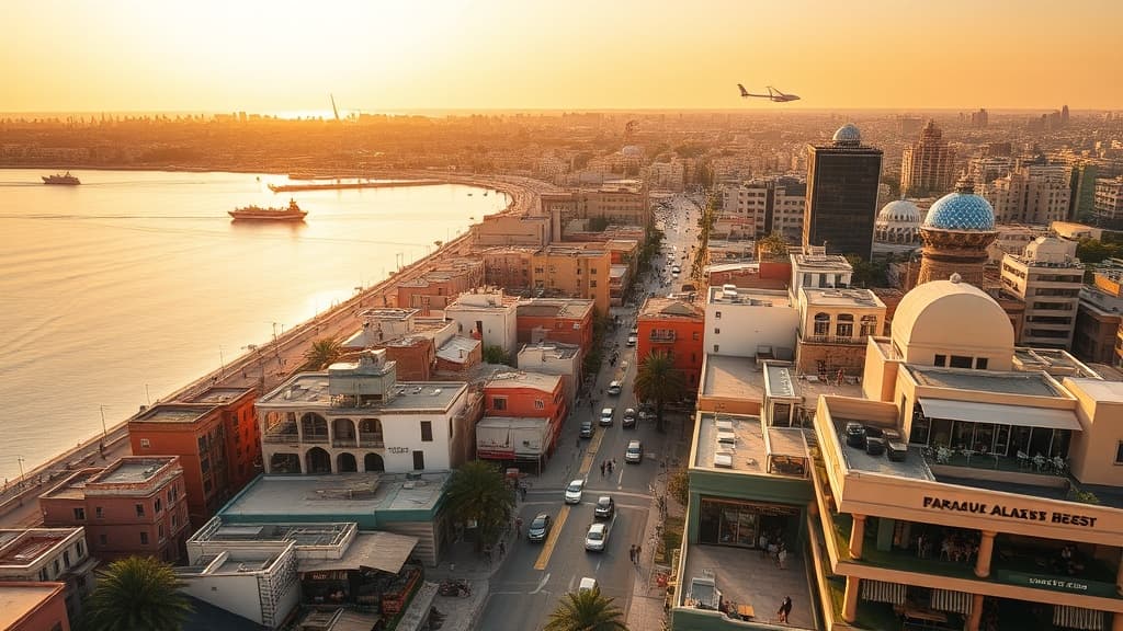 Digital nomad working remotely in Alexandria with reliable eSIM internet connectivity