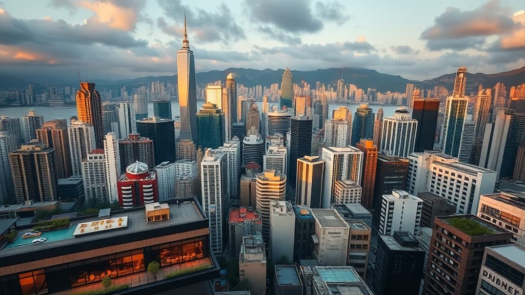 Digital nomad working remotely in Hong Kong with reliable eSIM internet connectivity