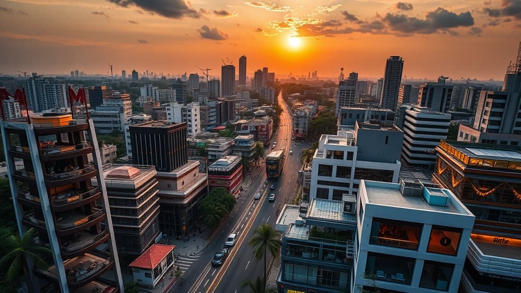 Digital nomad working remotely in Hyderabad with reliable eSIM internet connectivity