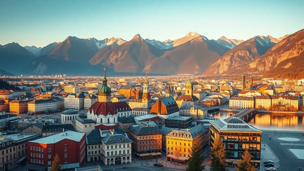Digital nomad working remotely in Innsbruck with reliable eSIM internet connectivity