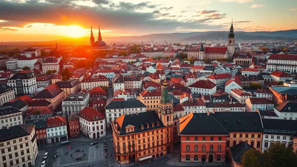 Digital nomad working remotely in Ljubljana with reliable eSIM internet connectivity