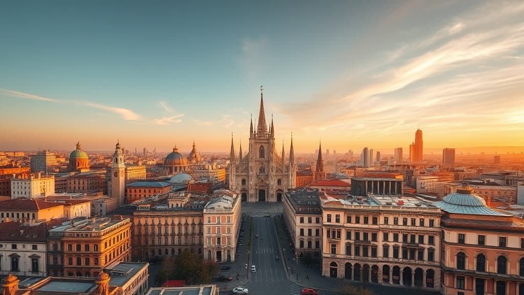 Digital nomad working remotely in Milan with reliable eSIM internet connectivity