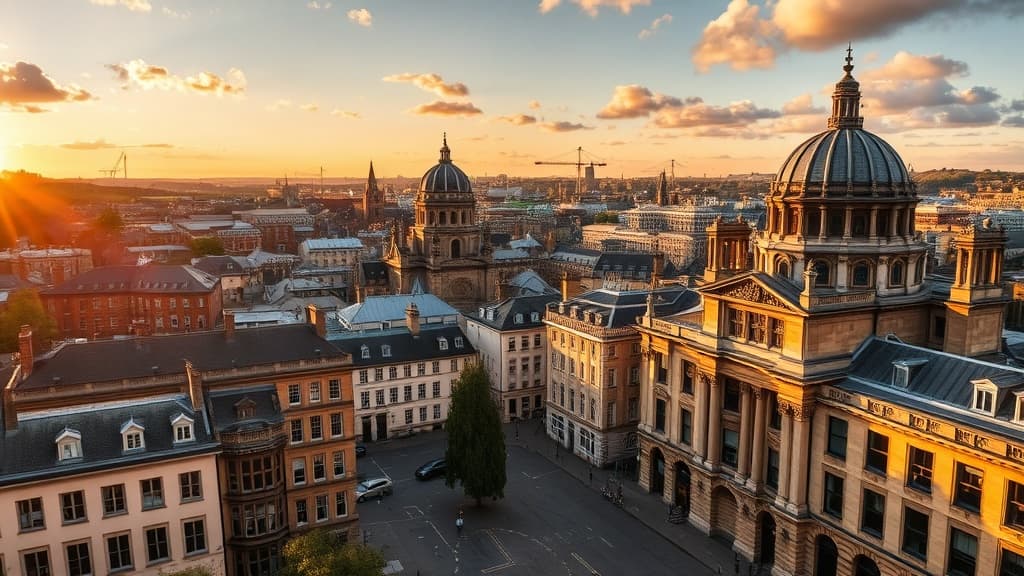 Digital nomad working remotely in Oxford with reliable eSIM internet connectivity