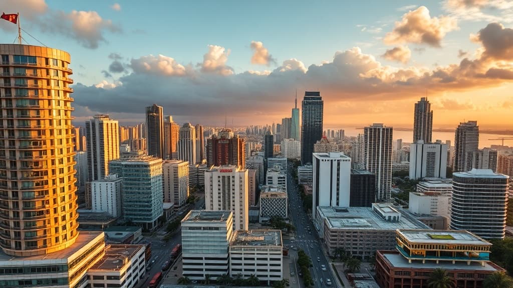 Digital nomad working remotely in Panama City with reliable eSIM internet connectivity