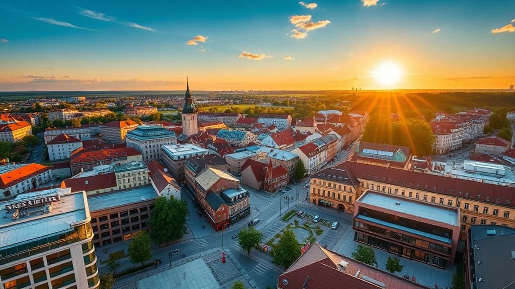 Digital nomad working remotely in Rzeszów with reliable eSIM internet connectivity