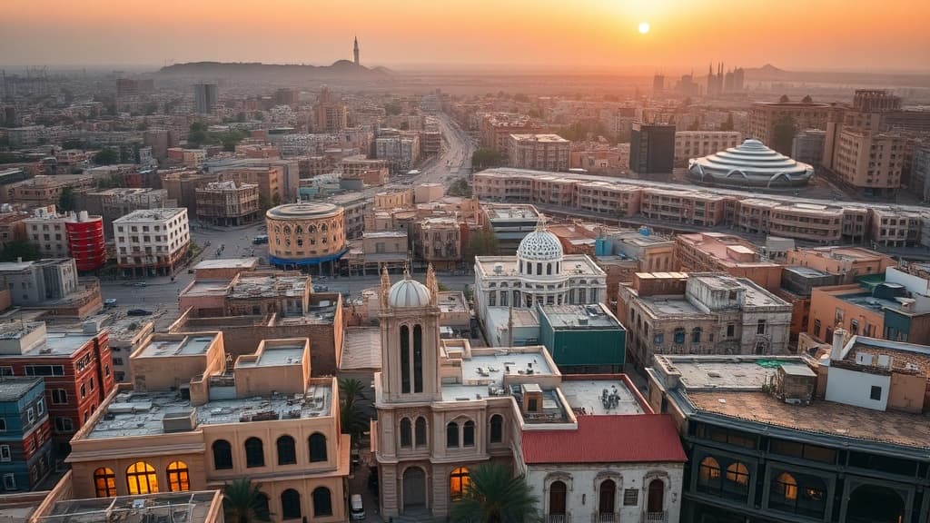 Digital nomad working remotely in Sanaa with reliable eSIM internet connectivity