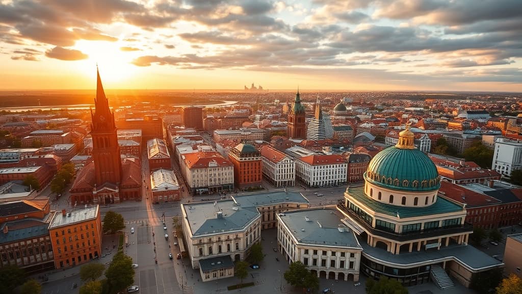 Digital nomad working remotely in Szczecin with reliable eSIM internet connectivity