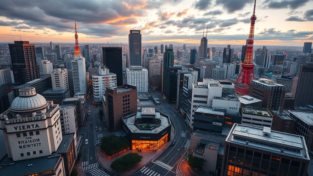 Digital nomad working remotely in Tokyo with reliable eSIM internet connectivity