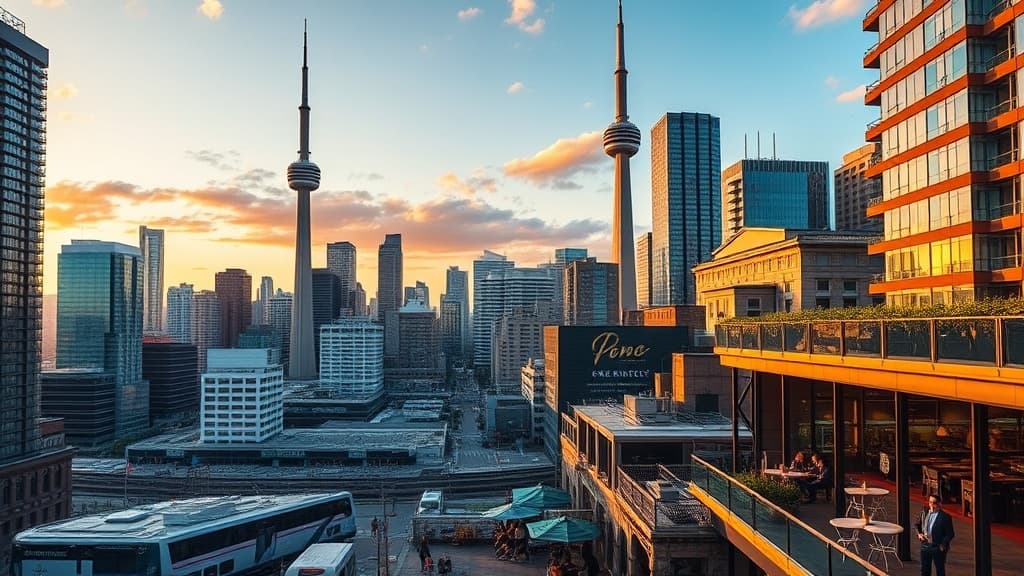 Digital nomad working remotely in Toronto with reliable eSIM internet connectivity