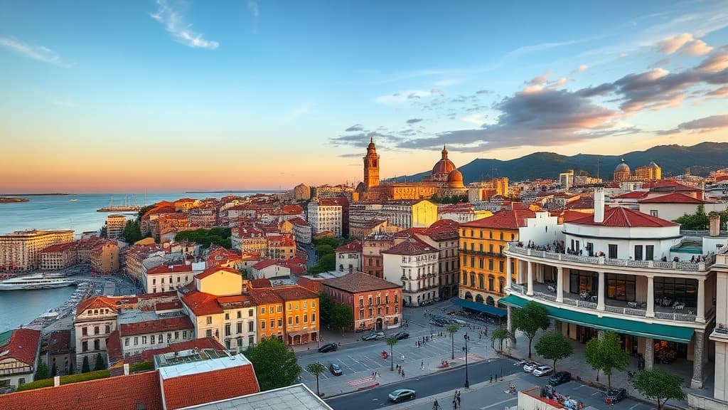 Digital nomad working remotely in Trieste with reliable eSIM internet connectivity