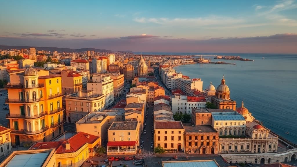 Digital nomad working remotely in Bari with reliable eSIM internet connectivity