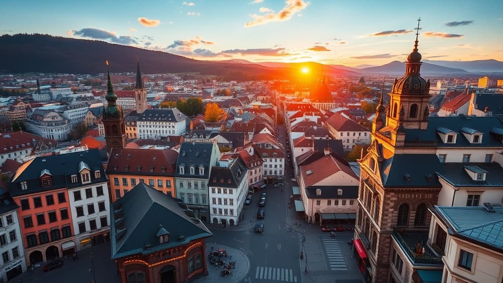 Digital nomad working remotely in Bern with reliable eSIM internet connectivity