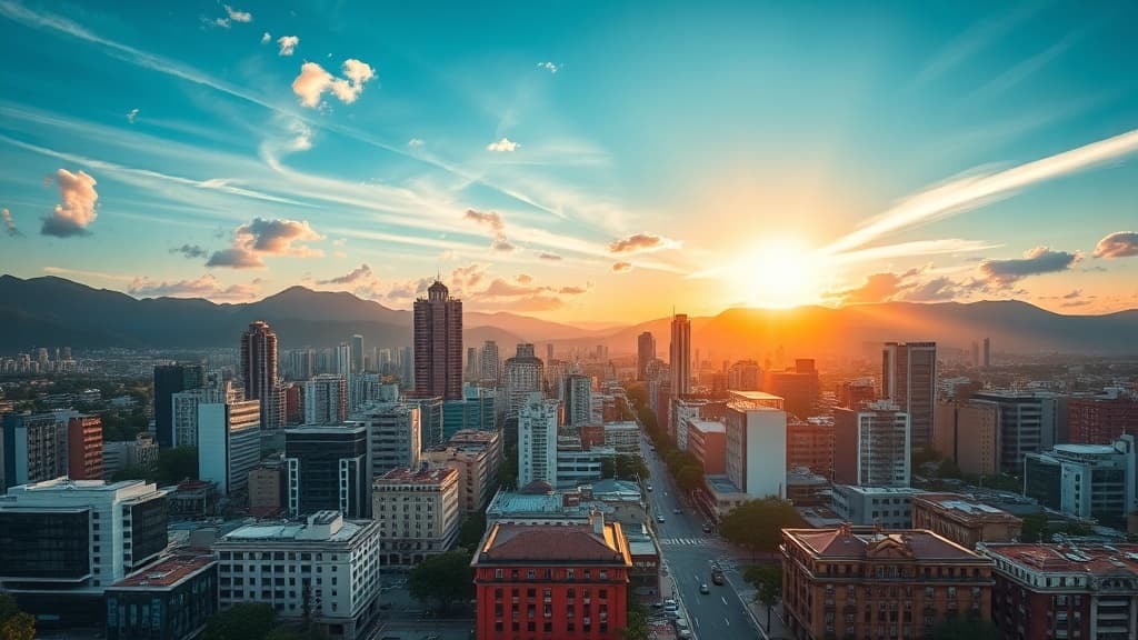 Digital nomad working remotely in Bogotá with reliable eSIM internet connectivity