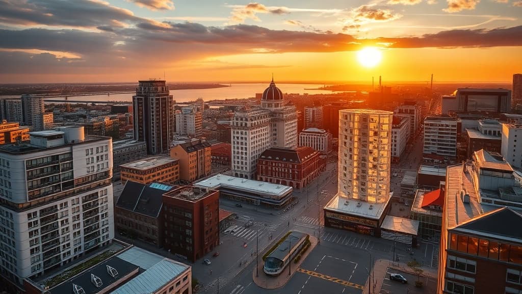 Digital nomad working remotely in Gdynia with reliable eSIM internet connectivity