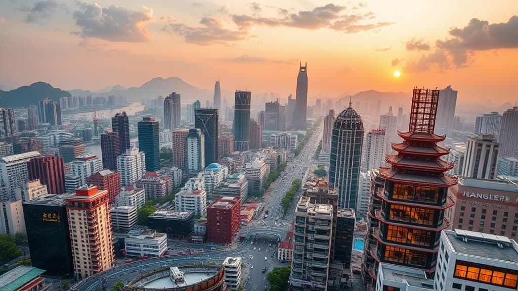 Digital nomad working remotely in Hangzhou with reliable eSIM internet connectivity