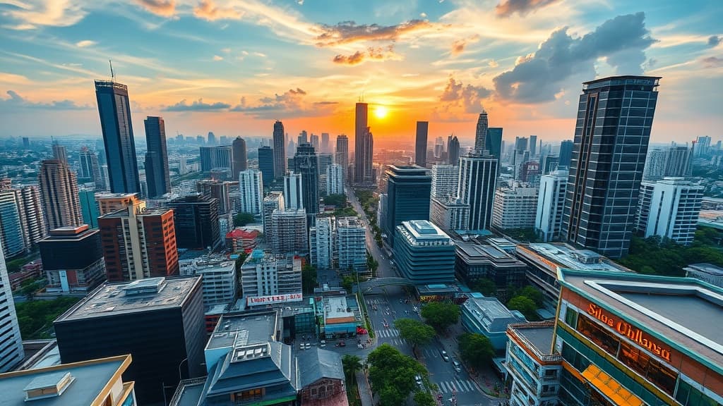 Digital nomad working remotely in Jakarta with reliable eSIM internet connectivity